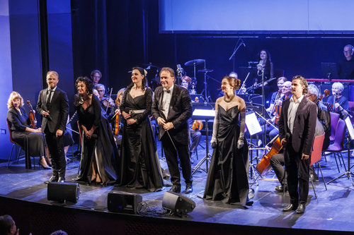 Nastopajoči igralke in igralci / Foto: Gledališče Koper/Tomaz Primožič