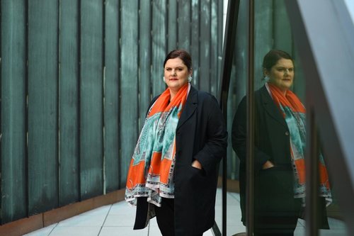 Uršula Cetinski, direktorica gledališča Komedija / Foto: Peter Uhan, RTVSLO