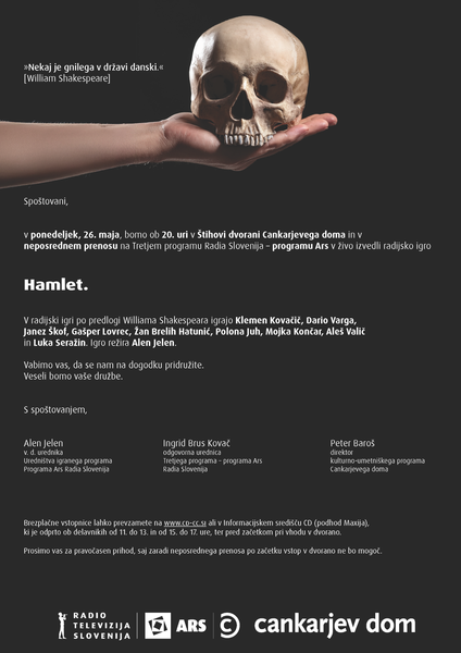 Hamlet na Arsu / Foto: RTV SLO