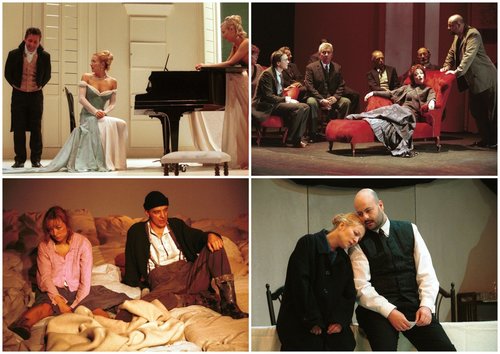 Nataša Barbara Gračner v več vlogah / Foto: SLOGI/Tone Stojko