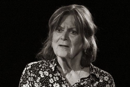 Marijana Brecelj kot Brunhilde Pomsel / Foto: Claudi Sovre