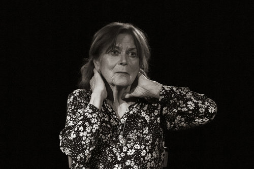 Marijana Brecelj kot Brunhilde Pomsel / Foto: Claudi Sovre